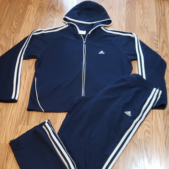 adidas Pants - Adidas Vintage 3 Stripe Track Suit, Pants, Hoodie
